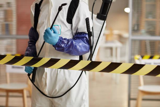 Professional Biohazard technician working in Portage, WI